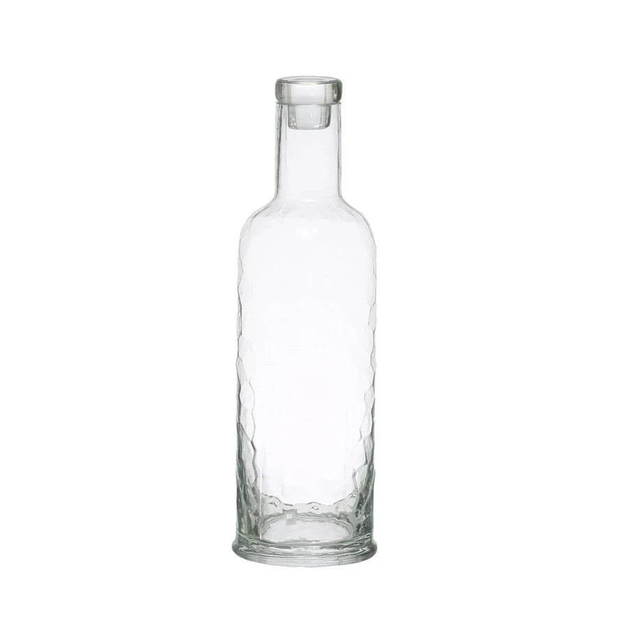 Hammered Glass Carafe Decanter - Indie Indie Bang! Bang!