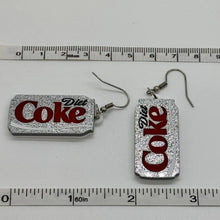 Load image into Gallery viewer, Diet Coke Earrings - Indie Indie Bang! Bang!