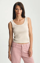 Load image into Gallery viewer, Mavi | Ribbed Square Neck Tank Top- Fog - Indie Indie Bang! Bang!