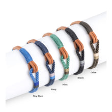 Load image into Gallery viewer, Nautical Leather Rope Bracelet - Indie Indie Bang! Bang!