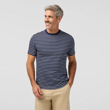 Load image into Gallery viewer, Navy White Stripe Palmer T-Shirt | Mizzen+Main
