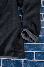 Load image into Gallery viewer, Herringbone Reversible Qtr Zip with Suede Placket