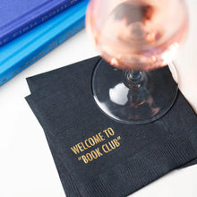 Load image into Gallery viewer, Book Club Cocktail Napkin - Indie Indie Bang! Bang!