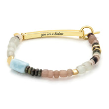 Load image into Gallery viewer, Hidden Message Bracelet - You are a Badass - Indie Indie Bang! Bang!
