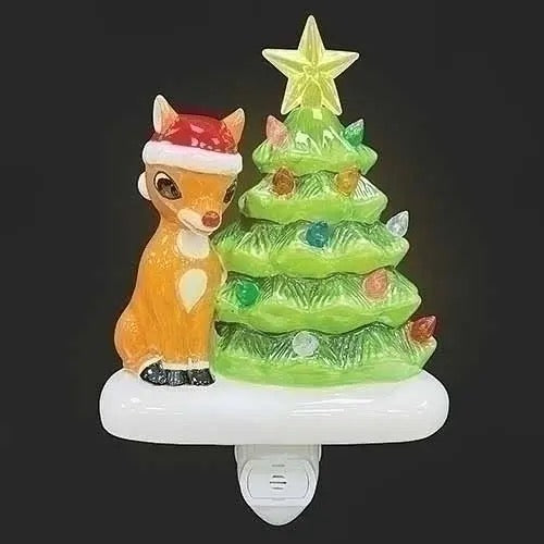 Rudolph Vintage Tree Night Light