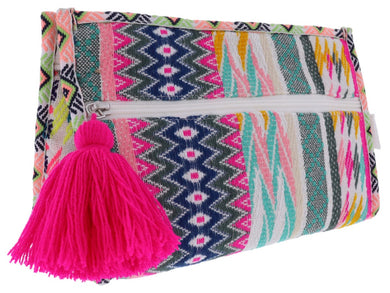 Brightly Boho Zipper cosmetics Pouch - Indie Indie Bang! Bang!