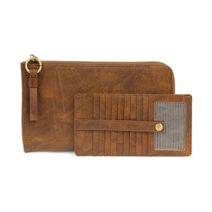 Pecan Karina Convertible Wristlet & Wallet