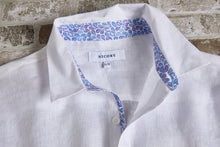 Load image into Gallery viewer, White Linen Button Down Short Sleeve Shirt - Indie Indie Bang! Bang!