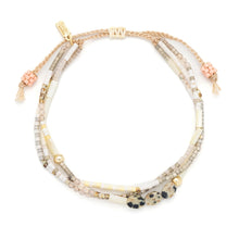 Load image into Gallery viewer, Mixed Beaded Bracelet - Stone of Joy - Dalmatian Jasper - Indie Indie Bang! Bang!