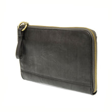 Load image into Gallery viewer, Metallic Graphite Karina Convertible Wristlet &amp; Wallet