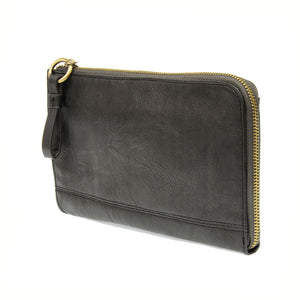 Metallic Graphite Karina Convertible Wristlet & Wallet