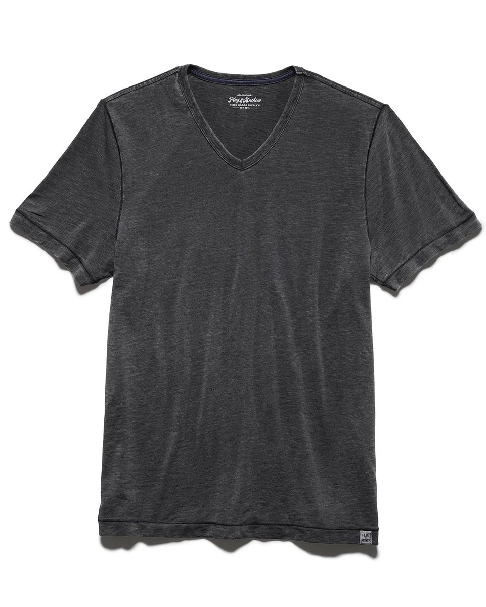 Chatham Burnout V Neck in Charcoal Heather | Indie Indie Bang! Bang!