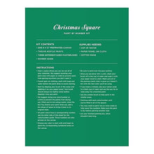 Load image into Gallery viewer, Christmas Square - Paint By Numbers - Indie Indie Bang! Bang!