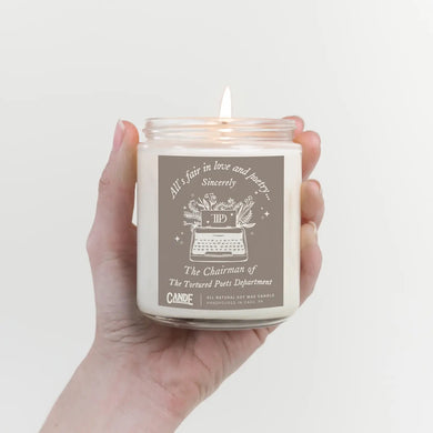 Taylor Swift | Typewriter - All's fair in love and poetry TPD Scented Candle - Indie Indie Bang! Bang!