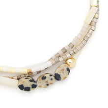 Load image into Gallery viewer, Mixed Beaded Bracelet - Stone of Joy - Dalmatian Jasper - Indie Indie Bang! Bang!