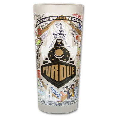Purdue University Frosted Drinking Glass (Set of 2)