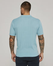 Load image into Gallery viewer, Yael Striped Sweater Polo - Seafoam - Indie Indie Bang! Bang!
