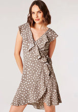 Load image into Gallery viewer, Grey Painted Dot Dress - Indie Indie Bang! Bang!