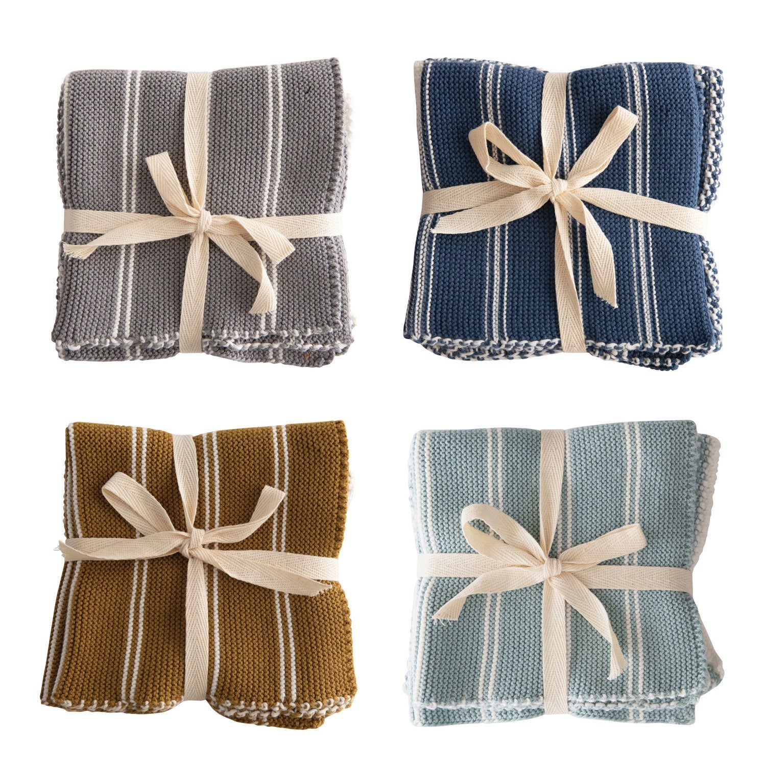 Cotton Double Cloth Dishcloth Set