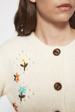 Load image into Gallery viewer, Floral Embroidered Short Knit Cardigan - Indie Indie Bang! Bang!