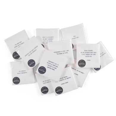 Everybody's Got To Believe In Something Cocktail Napkins - Indie Indie Bang! Bang!