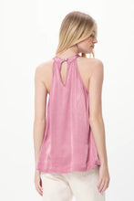 Load image into Gallery viewer, Rose Satin Halter Neck Tank - Indie Indie Bang! Bang!