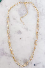 Load image into Gallery viewer, Pave Clip Link Necklace - Indie Indie Bang! Bang!