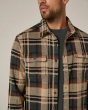 Load image into Gallery viewer, 4-Way Stretch Plaid Soft Knit Petrol Navy