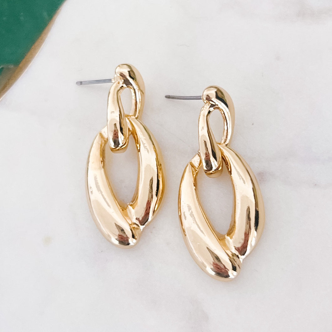 Two-Link Dangle Earrings - Indie Indie Bang! Bang!