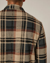Load image into Gallery viewer, 4-Way Stretch Plaid Soft Knit Petrol Navy