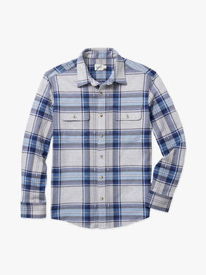 Big Surf Blue Plaid Flannel - Indie Indie Bang! Bang!