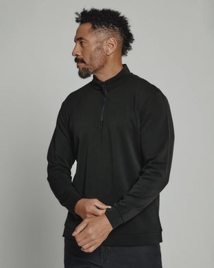 Rev Quarter-Zip Black