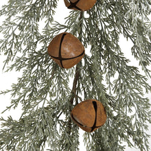 Load image into Gallery viewer, Faux Cedar Garland w/ Rusted Metal Balls