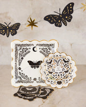 Load image into Gallery viewer, Moonlight Moth Cocktail Napkin with Gold Foil