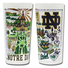 Load image into Gallery viewer, Notre Dame Frosted Drinking Glass (Set of 2) - Indie Indie Bang! Bang!