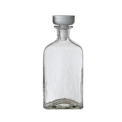 Hammered Rectangle Glass Decanter - Indie Indie Bang! Bang!