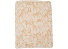 Load image into Gallery viewer, Yellow Safari Animals Baby Blanket - Indie Indie Bang! Bang!