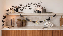Load image into Gallery viewer, Moonlight Moth Cocktail Napkin with Gold Foil