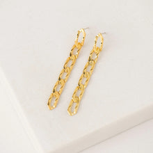 Load image into Gallery viewer, Chain Reaction Earrings - Gold - Indie Indie Bang! Bang!