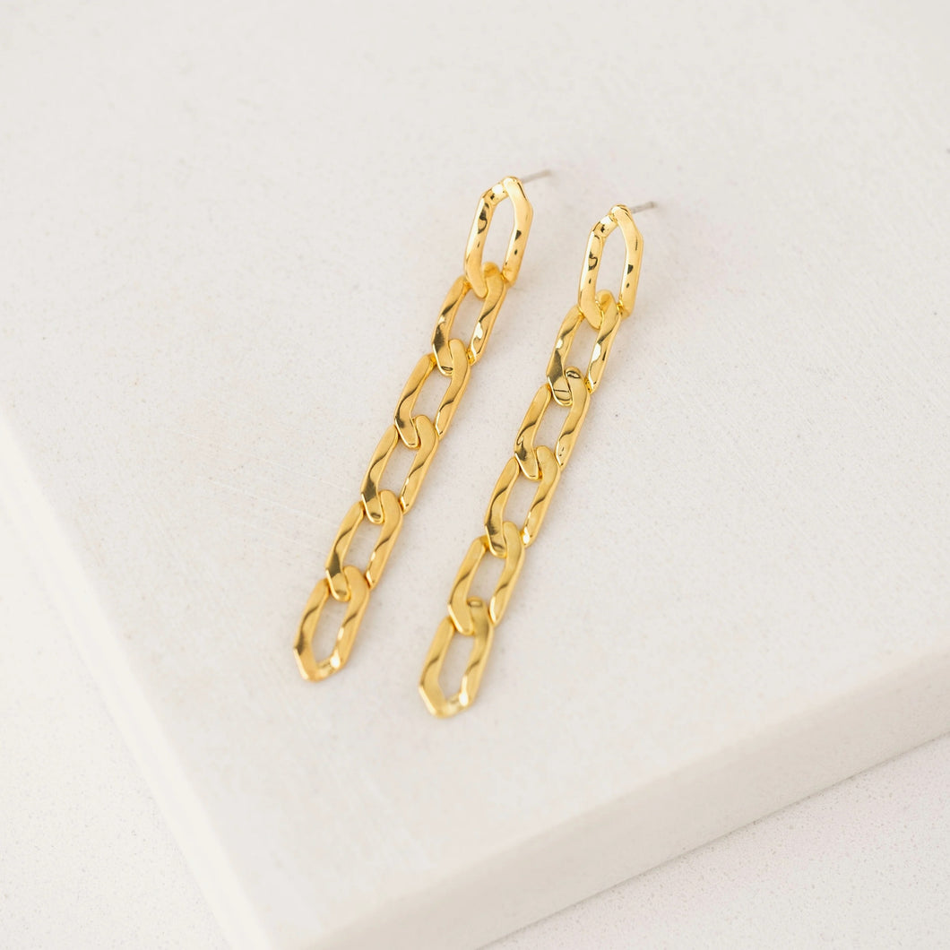 Chain Reaction Earrings - Gold - Indie Indie Bang! Bang!