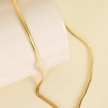 Load image into Gallery viewer, Mesa Snake 4mm Chain 18k Gold Necklace - Indie Indie Bang! Bang!