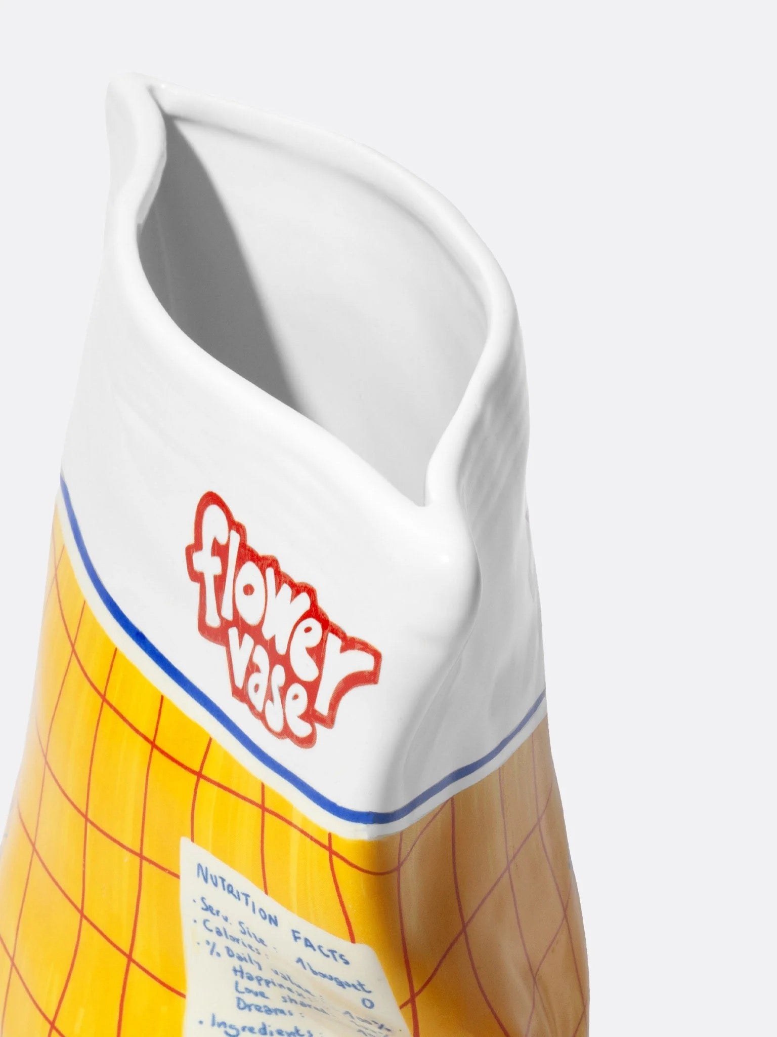 Ceramic Chip Bag Vase - Thumbnail 3