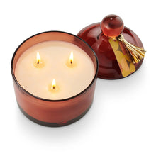 Load image into Gallery viewer, Brandied Pear Lidded Glass Candle