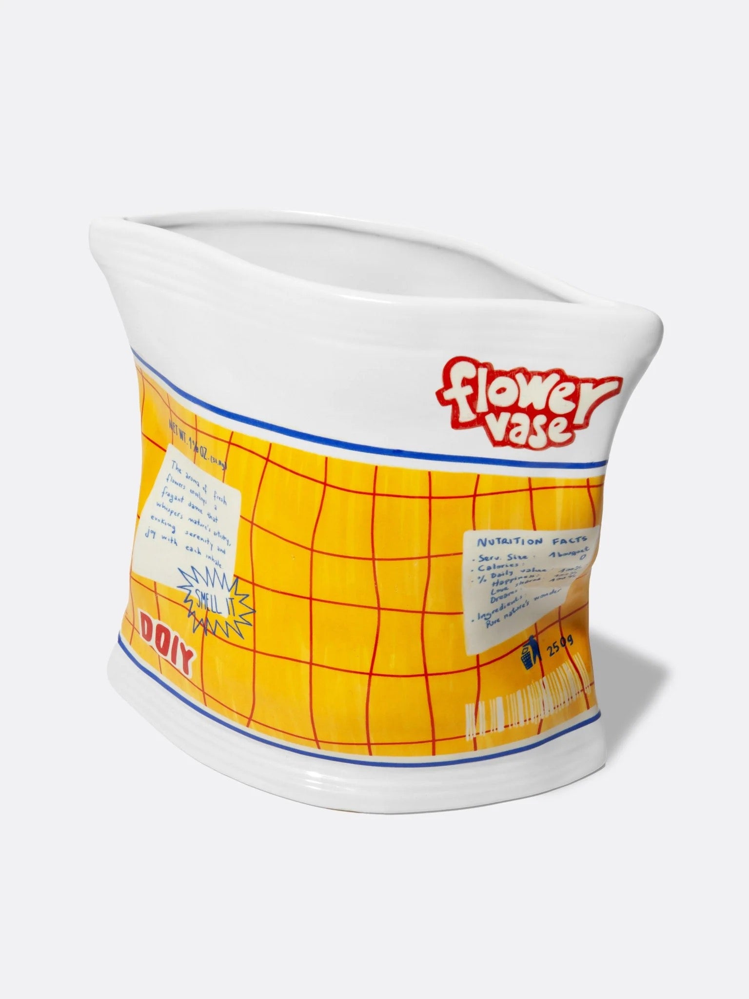 Ceramic Chip Bag Vase - Thumbnail 2