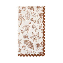 Load image into Gallery viewer, Fall Foliage Dinner Paper Napkin with Gold Foil