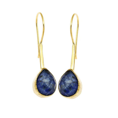 Raindrop Earrings - Labradorite - Indie Indie Bang! Bang!