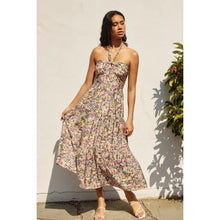 Load image into Gallery viewer, Morning Glory Halter Neck Tiered Dress