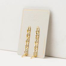 Load image into Gallery viewer, Chain Reaction Earrings - Gold - Indie Indie Bang! Bang!