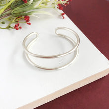 Load image into Gallery viewer, Double Arch Cuff - Silver - Indie Indie Bang! Bang!