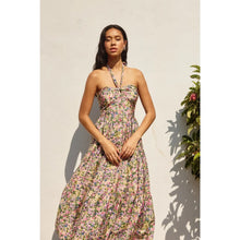 Load image into Gallery viewer, Morning Glory Halter Neck Tiered Dress